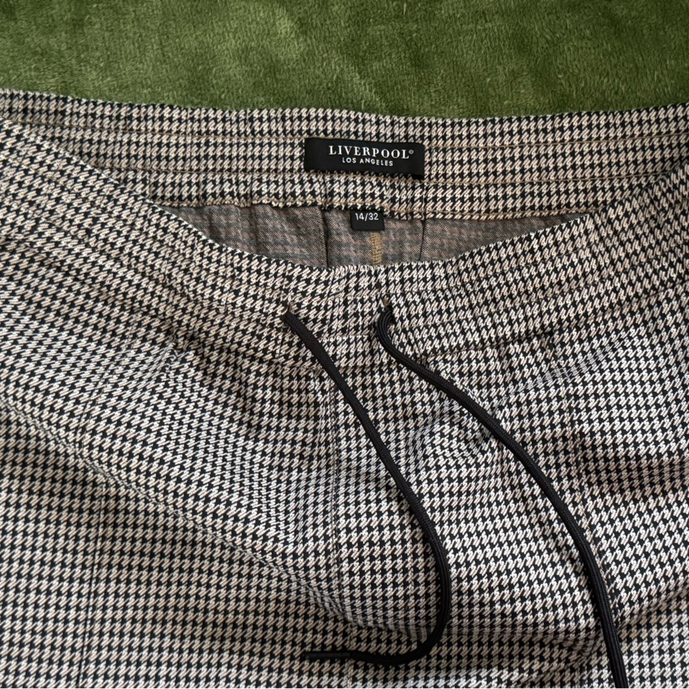 Liverpool Black and White Mini Skirt